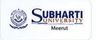 Subharti University Meerut logo